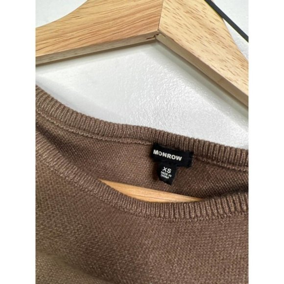 Monrow Super Soft One Shoulder Midi Dress Women's Dusty Cocoa Size: XS NWOT - Picture 5 of 9